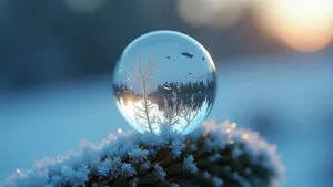 Winter Frozen Crystal Globe